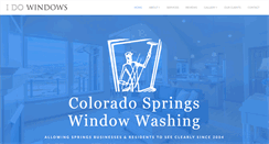 Desktop Screenshot of coloradospringswindowwashing.com