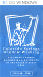 Mobile Screenshot of coloradospringswindowwashing.com