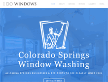 Tablet Screenshot of coloradospringswindowwashing.com